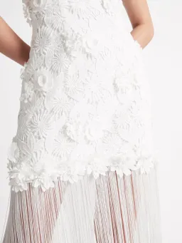 Sheike Halo Dress White Size 6  for rent on The Volte - image 3