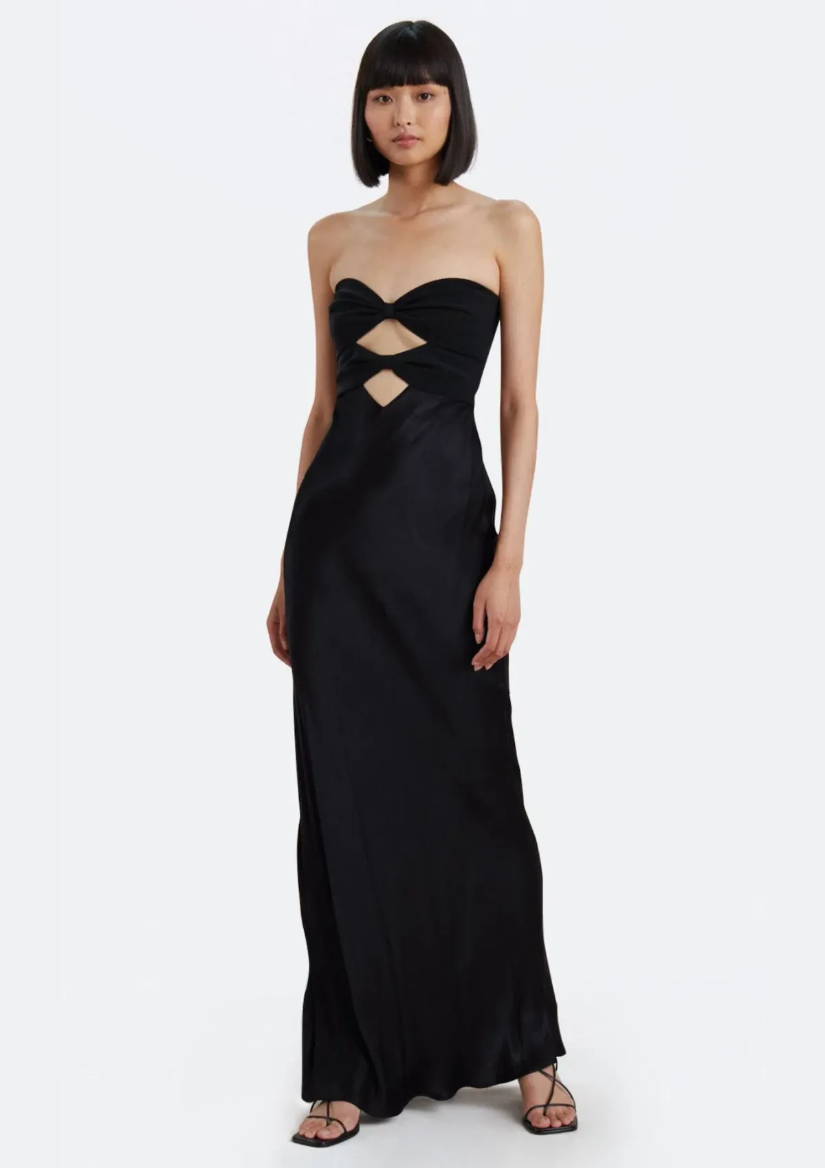 Bec & Bridge Halle Strapless Dress Black Size 6 - Image 1