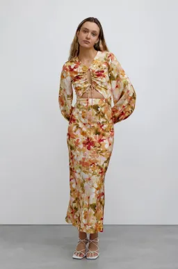 Significant Other Lucia Maxi Dress Watercolour Size 12 for rent on The Volte - image 1