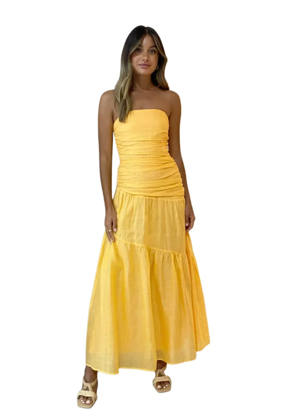Issy Isles Dress in Orange Sorbet Size 6 - Image 4