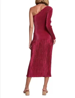 Lidee Soiree Gigi Sleeved Gown in Ruby Red Size 8 / S for rent on The Volte - image 3