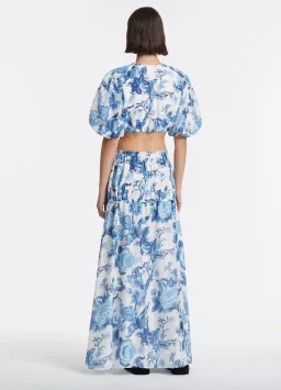 Sir The Label Amaris Puff Sleeve Top & Gathered Skirt Set Floral Size 0 / Au 6 for rent on The Volte - image 3