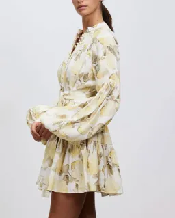Acler Somerset Dress Hydrangea Floral Size 10 for rent on The Volte - image 3