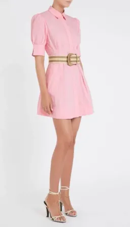 Rebecca Vallance Sommer Mini Dress Pink Size 10 for rent on The Volte - image 2