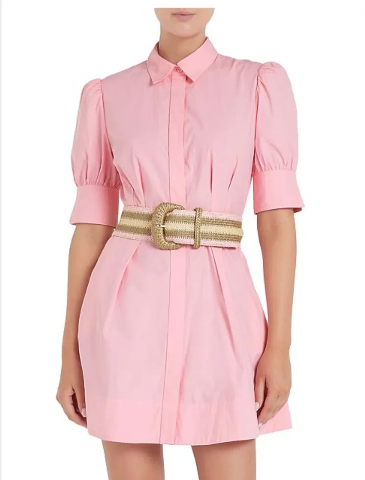 Rebecca Vallance Sommer Mini Dress Pink Size 10 - Image 4