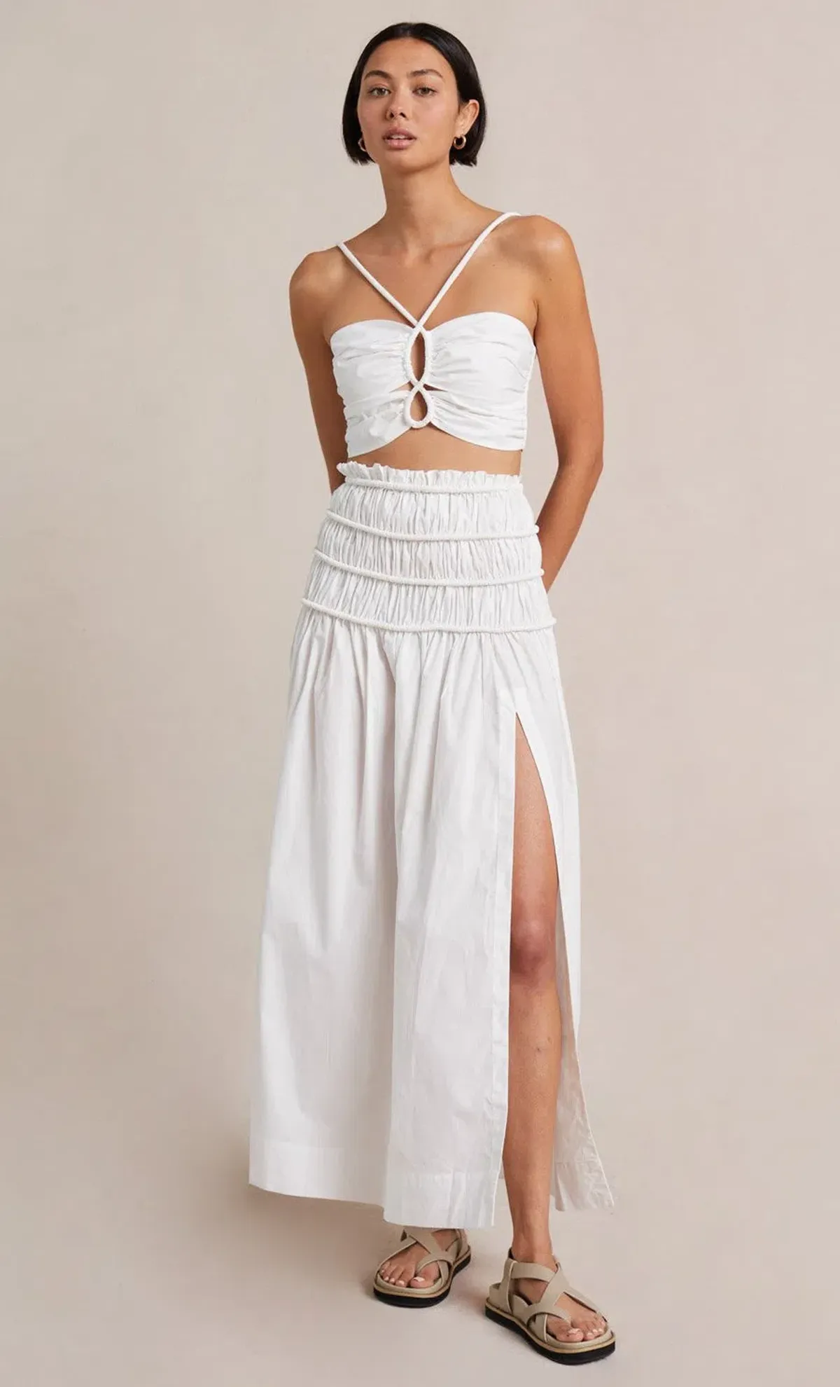 Bec & Bridge Eli Maxi Skirt White Size 8 / S - Image 1