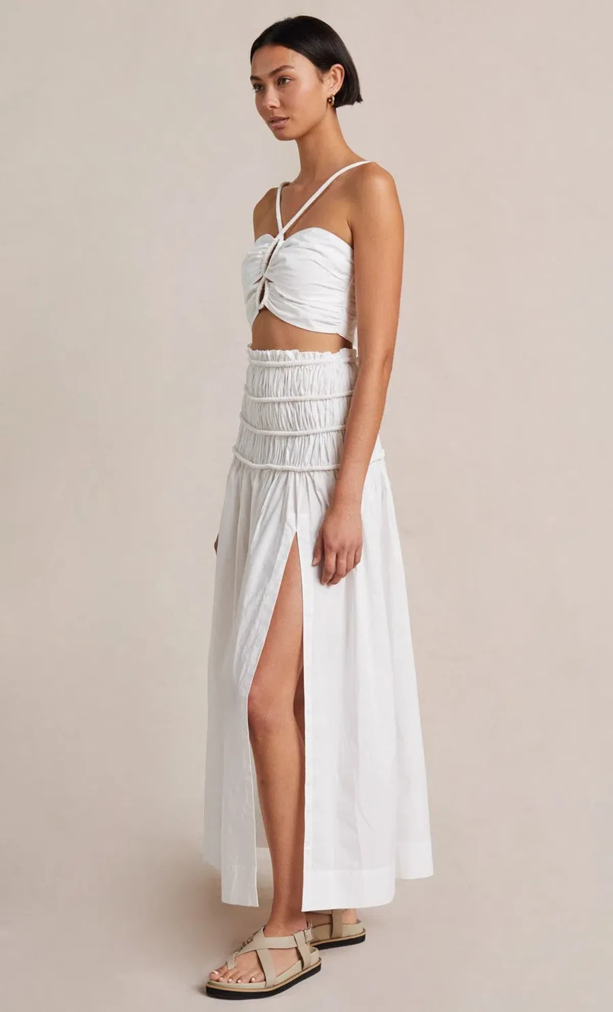 Bec & Bridge Eli Crop Top White Size 10 / M - Image 2