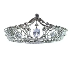 Sass and Elegance Crystal Tiara for rent on The Volte - image 1