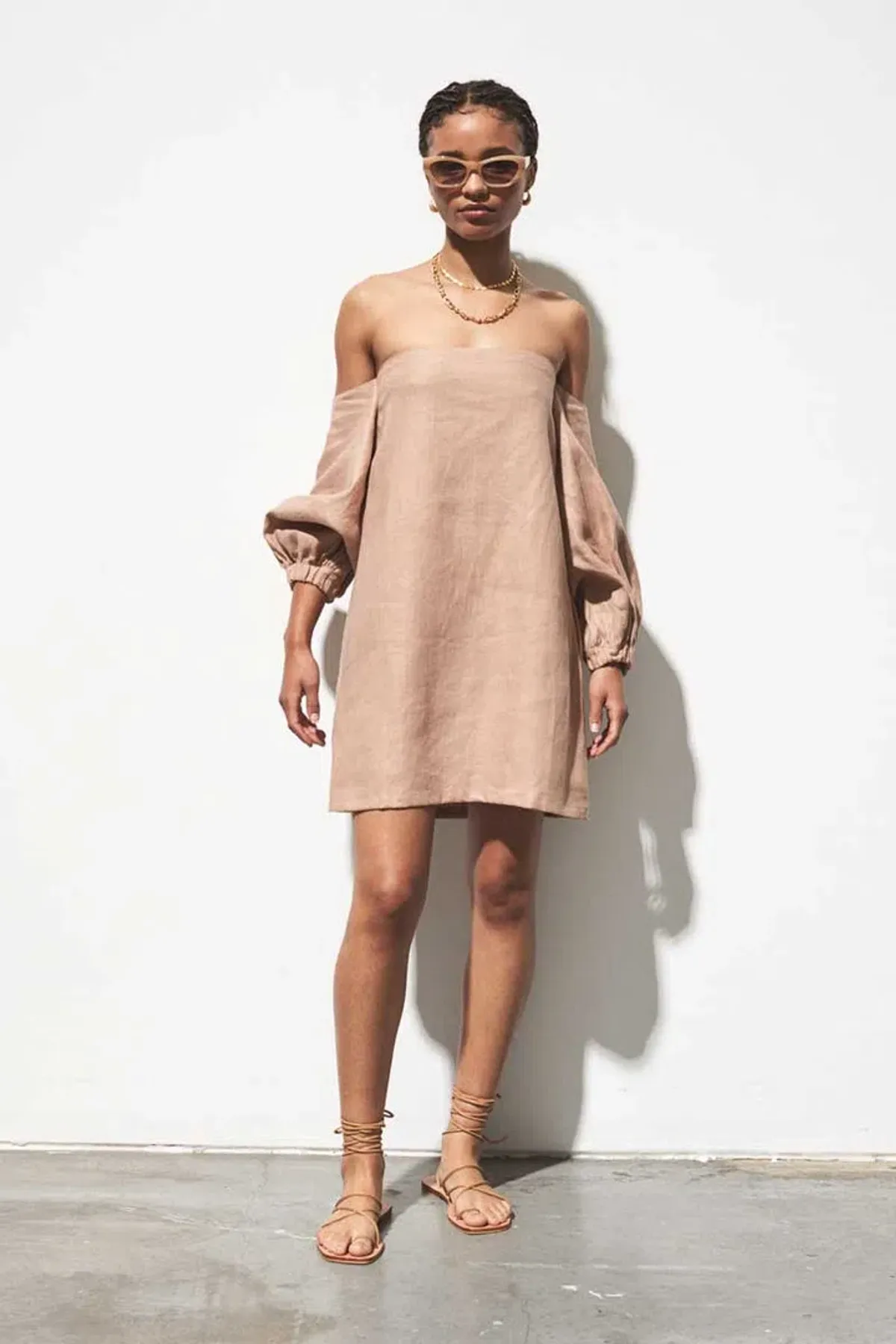 Maurie & Eve Acme Dress in Tan Size 8 - Image 1
