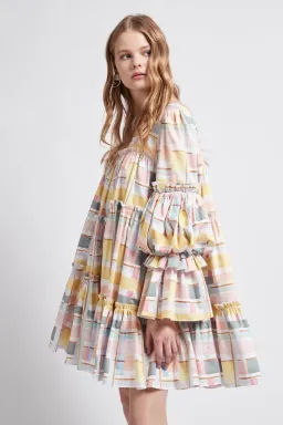 Aje L'Esprit Mini Dress Print Size 6 for rent on The Volte - image 2