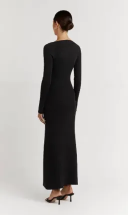 DISSH Janie Sweetheart Knit Dress Black Size S/Au 8 for rent on The Volte - image 2
