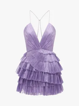 Alice McCall  Don’t Be Shy Dress Purple Size 4 for rent on The Volte - image 4