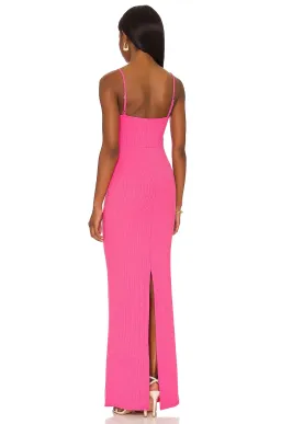 Camila Coelho Hayley Maxi Dress in Hot Pink Size S/Au 8 for rent on The Volte - image 3