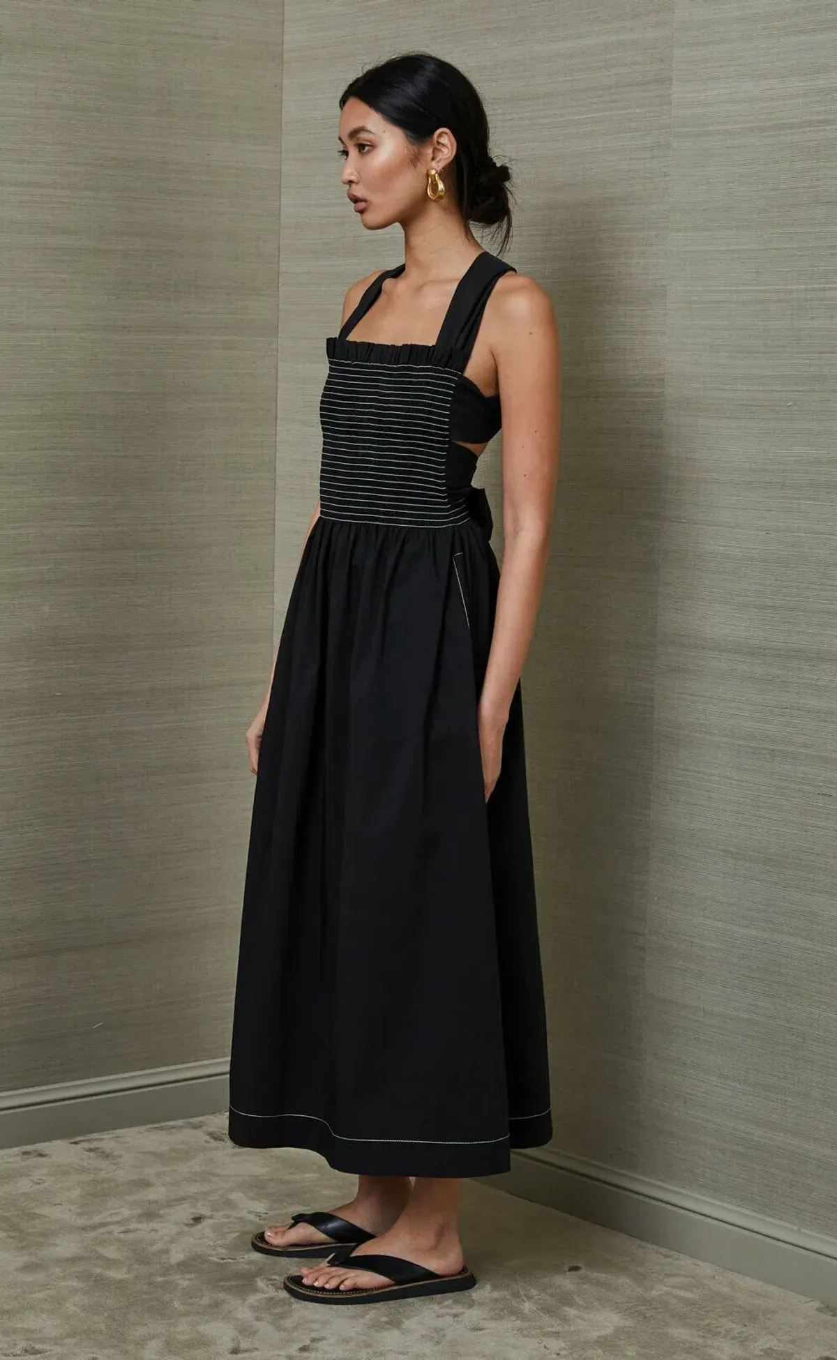 Bec & Bridge Nikolina Midi Dress Black Size 10 - Image 2