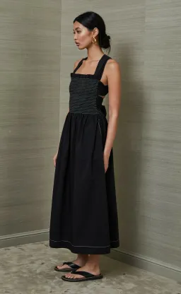 Bec & Bridge Nikolina Midi Dress Black Size 10  for rent on The Volte - image 2
