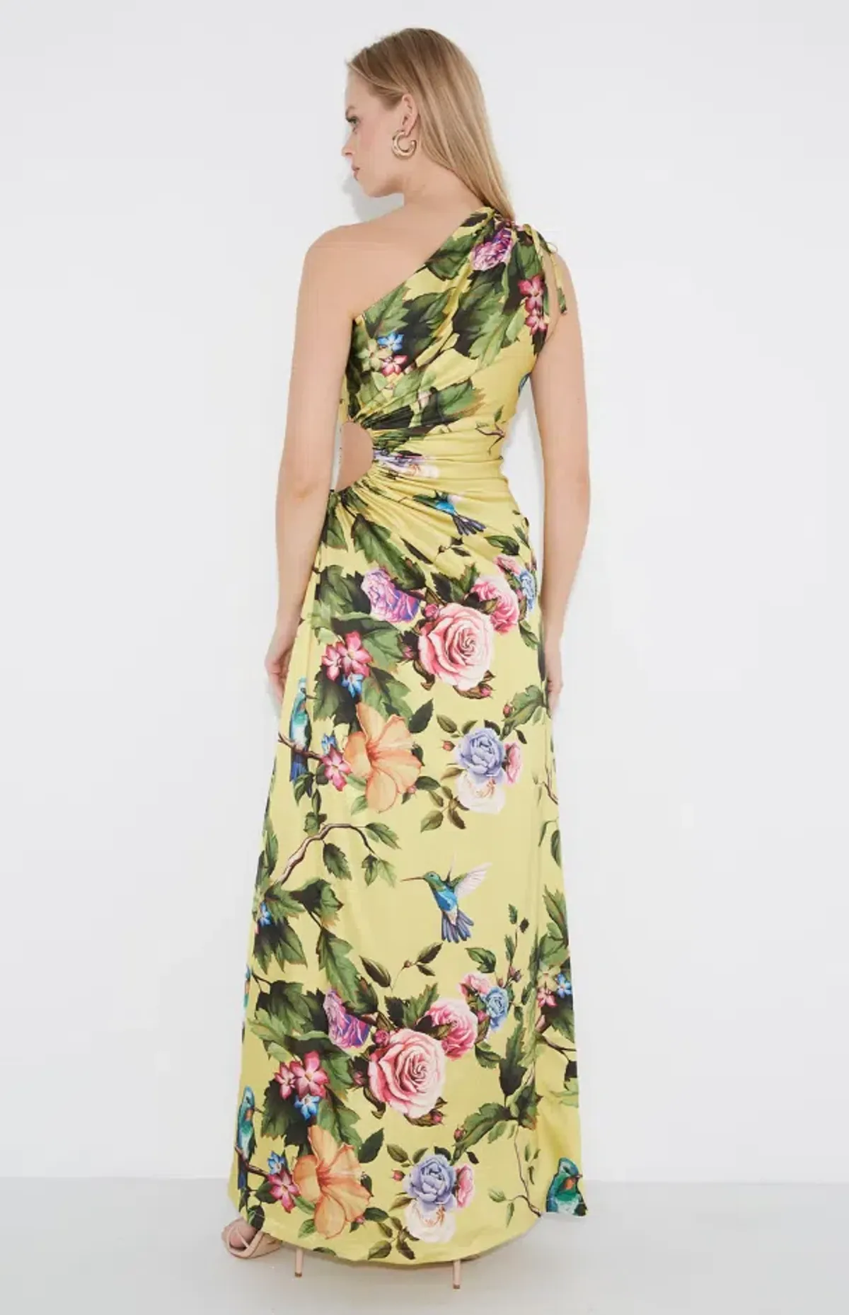Sonya Moda Nour Maxi Dress Royal Botanica Floral Size 8 / S - Image 3