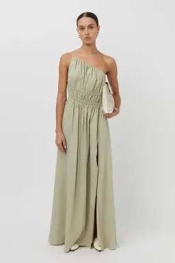 Camilla and Marc Sevilla Asymmetric Dress Green Size 8 for rent on The Volte - image 1