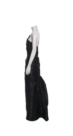 J. Mendel Paris Floor-Length Gown Navy Blue Size AU 12  for rent on The Volte - image 6