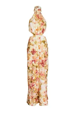 Significant Other Lapis Midi Dress Watercolour Floral Size 10  for rent on The Volte - image 7