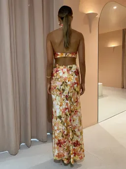 Significant Other Lapis Midi Dress Watercolour Floral Size 10  for rent on The Volte - image 3