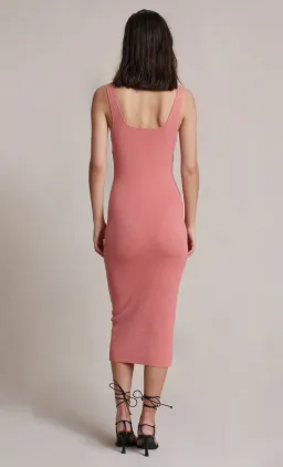 Bec & Bridge Oasis Twist Midi Dress Salmon Size AU 12    for rent on The Volte - image 2