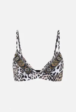 Camilla Jersey Turtleneck Tame My Tiger Black with Camilla Cool For Cats Soft Bra with Back Clip (AU16) for rent on The Volte - image 7