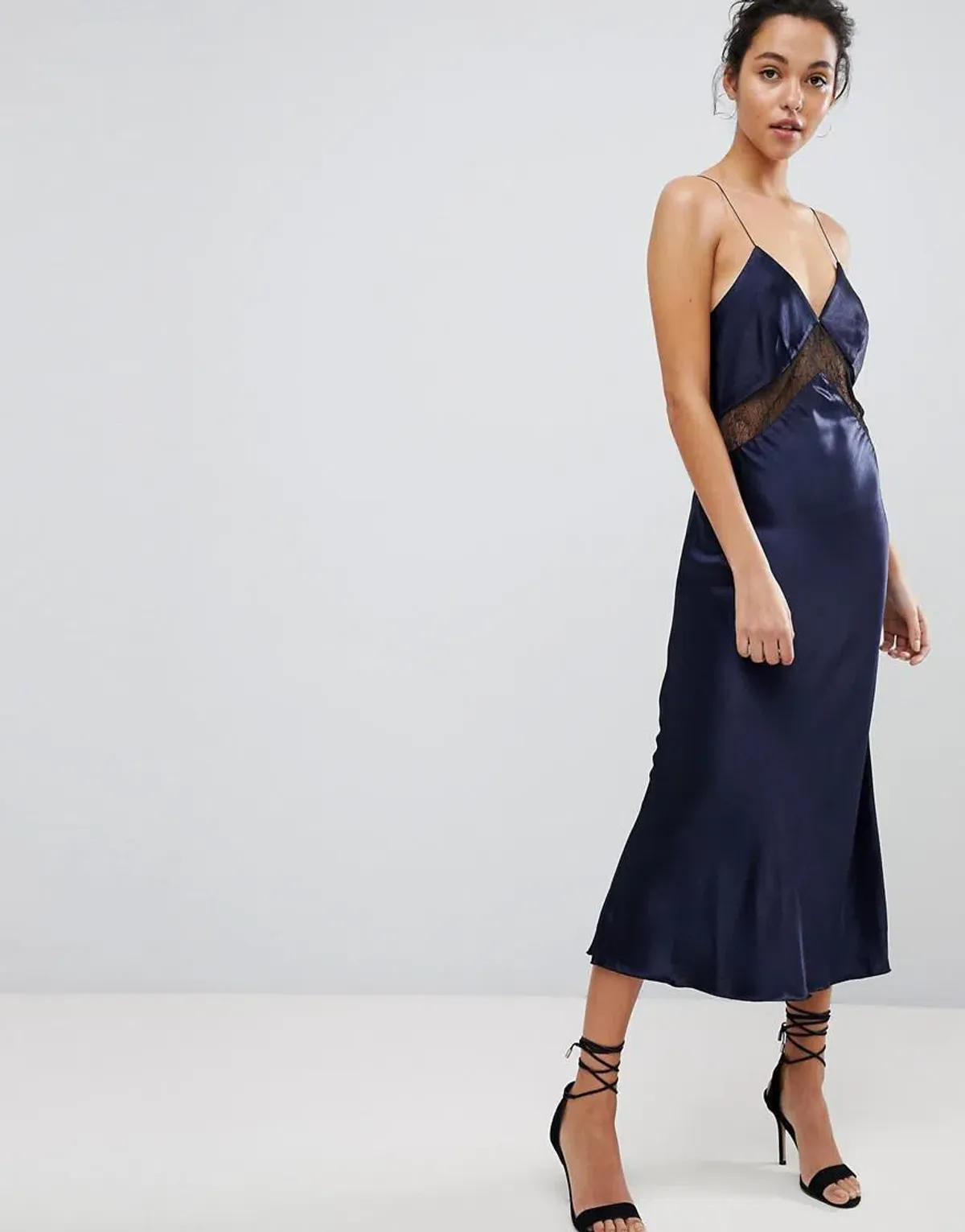 Bec & Bridge Je Suis Midi Dress Navy Size 6 / XS - Image 1