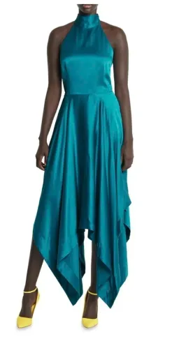 Sass & Bide Slow Hands Midi Dress in Peacock Size 8 for rent on The Volte - image 1