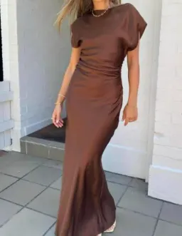 Camilla and Marc Eclar Dress Brown Size 8 for rent on The Volte - image 1