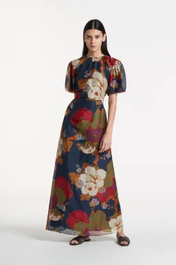 Sir the Label Bonita Puff Sleeve Gown Floral Size 1 / Au 8  for rent on The Volte - image 2