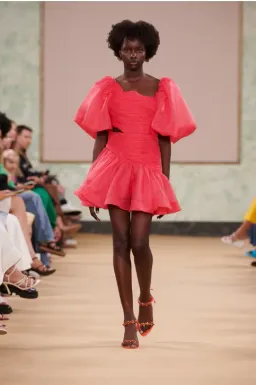 Aje Joan Puff Sleeve Mini Dress Pink Size 10 / M for rent on The Volte - image 3