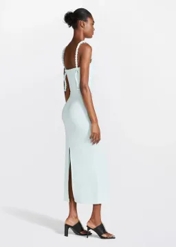 Dion Lee Rope Drape Dress in Clear Blue Size 8 for rent on The Volte - image 3