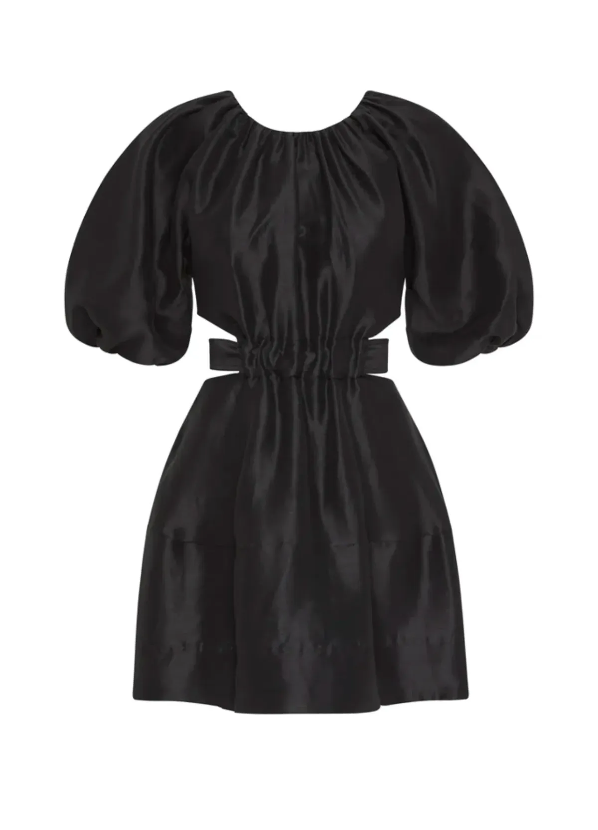 Aje Mimosa Cut Out Mini Dress Black Size 6 - Image 3