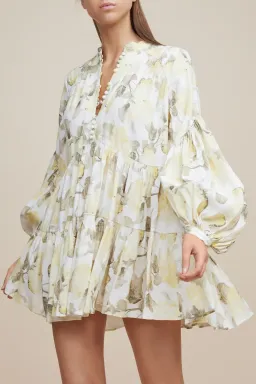 Acler Somerset  Mini Dress Hydrangea Garden Size 12 for rent on The Volte - image 2