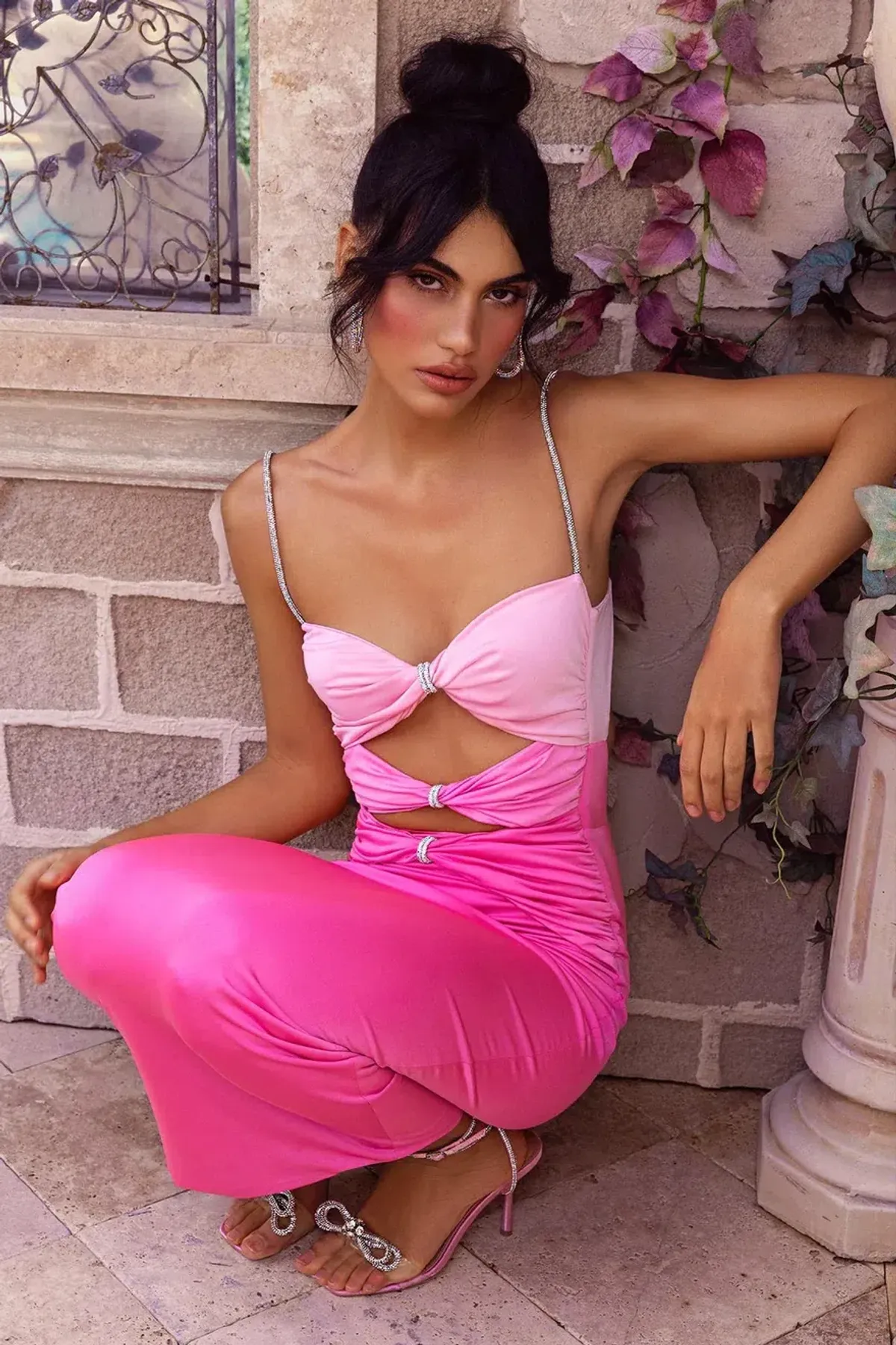 Eliya The Label Zora Dress Pink Size XS/ Au 6 - Image 1