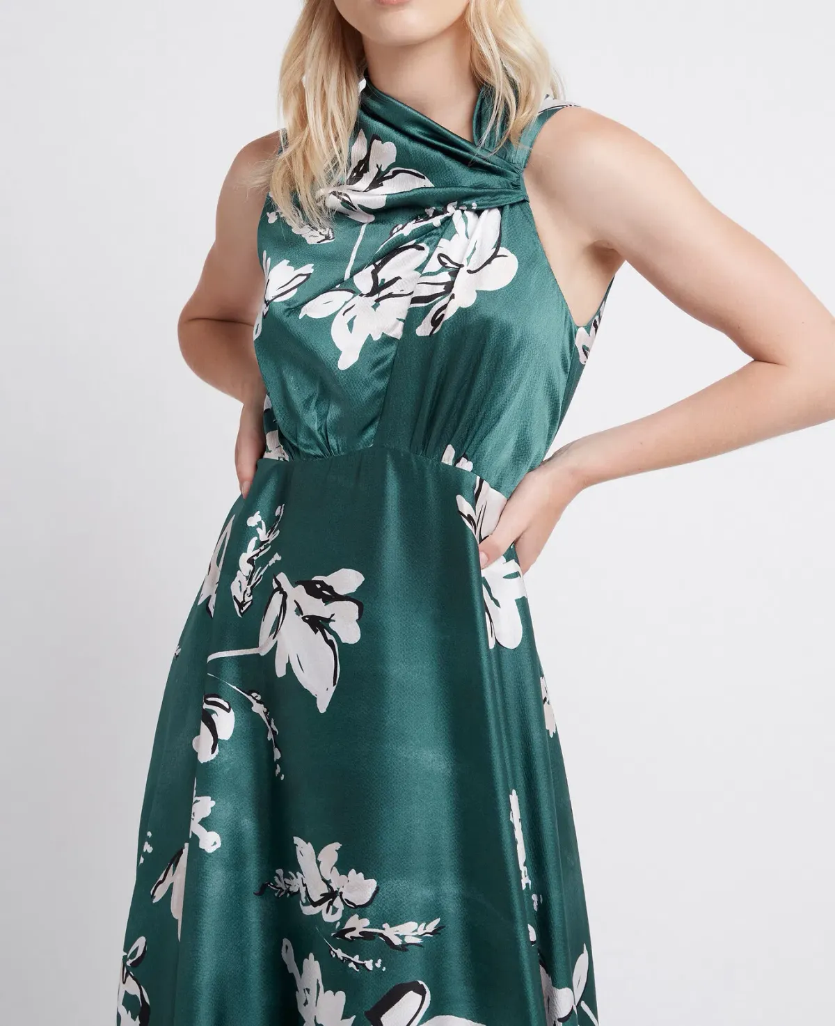 Aje Efflorescent Dress Green Size 10 / M - Image 2