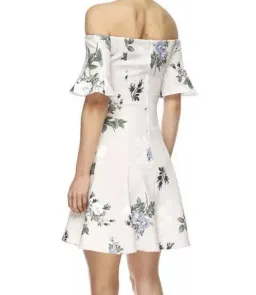 Lover Off Shoulder Mini Dress Floral Size 10 for rent on The Volte - image 3