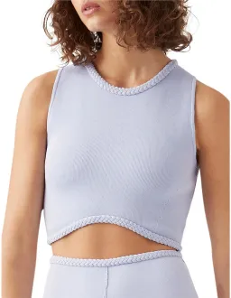 Aje Elm Braided Knit Tank Top and Petal Knit Midi Skirt Set Cool Lavender Size S/8 for rent on The Volte - image 3