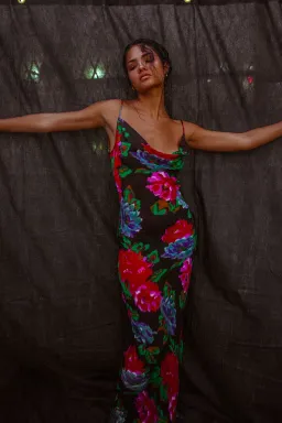 Rat & Boa Casablanca Dress Floral Size S/AU 8  for rent on The Volte - image 2