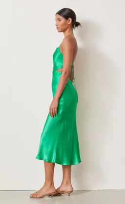 Bec & Bridge Loren Midi Dress Green Size 6 for rent on The Volte - image 2
