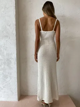 Bec & Bridge Effie Knit Dress White Size 10 for rent on The Volte - image 5