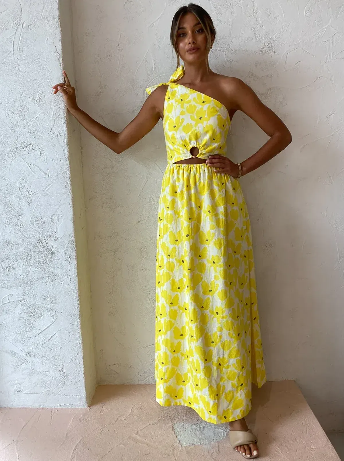 By Nicola Dahlia Dress Yellow Floral Size 10 - Image 5