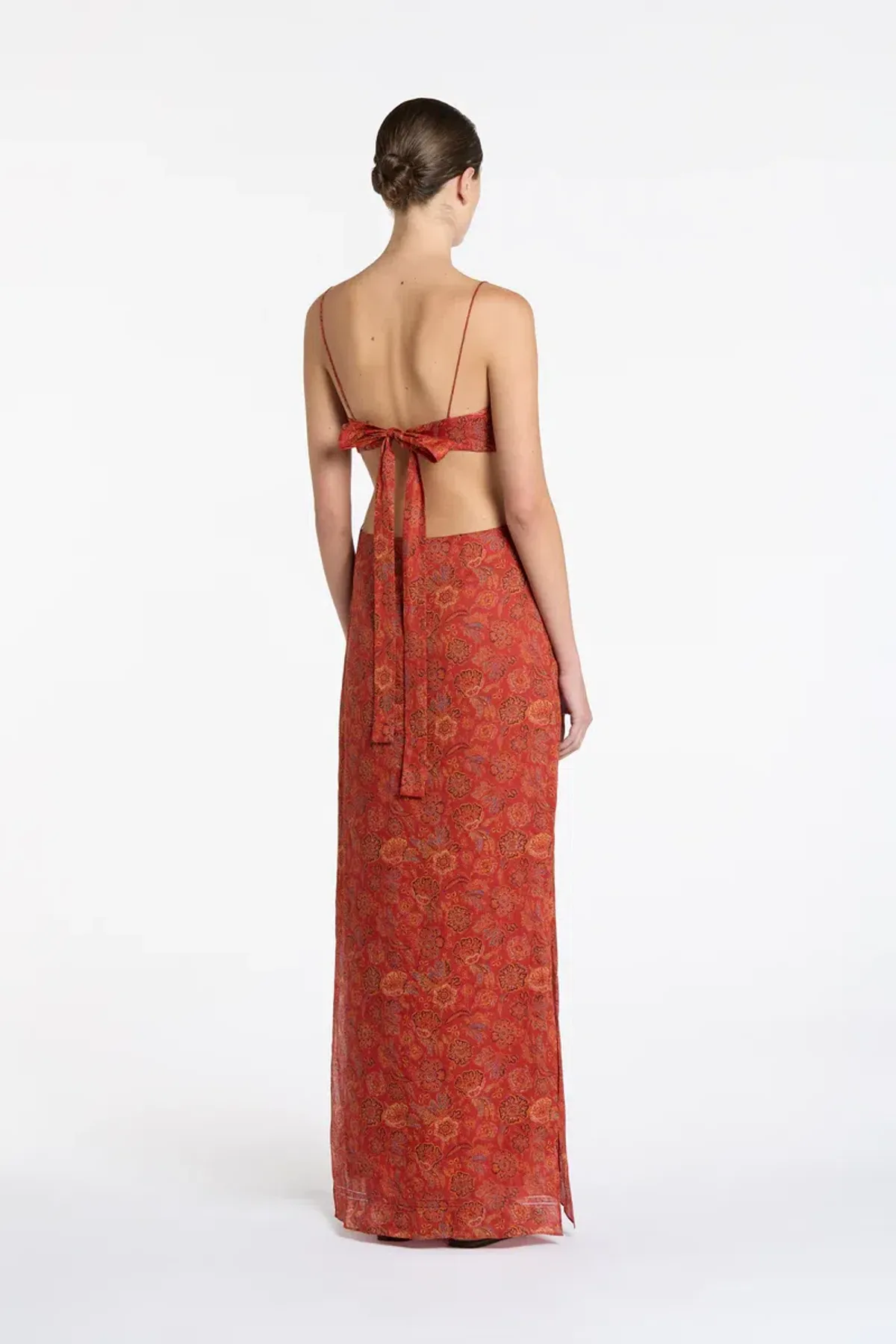 Sir the Label Allegra Frill Maxi Dress Print Size 1/AU 8 - Image 3