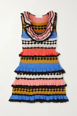 Zimmerman Tiggy Frill Mini Dress Multi Size 1/AU 10 for rent on The Volte - image 3