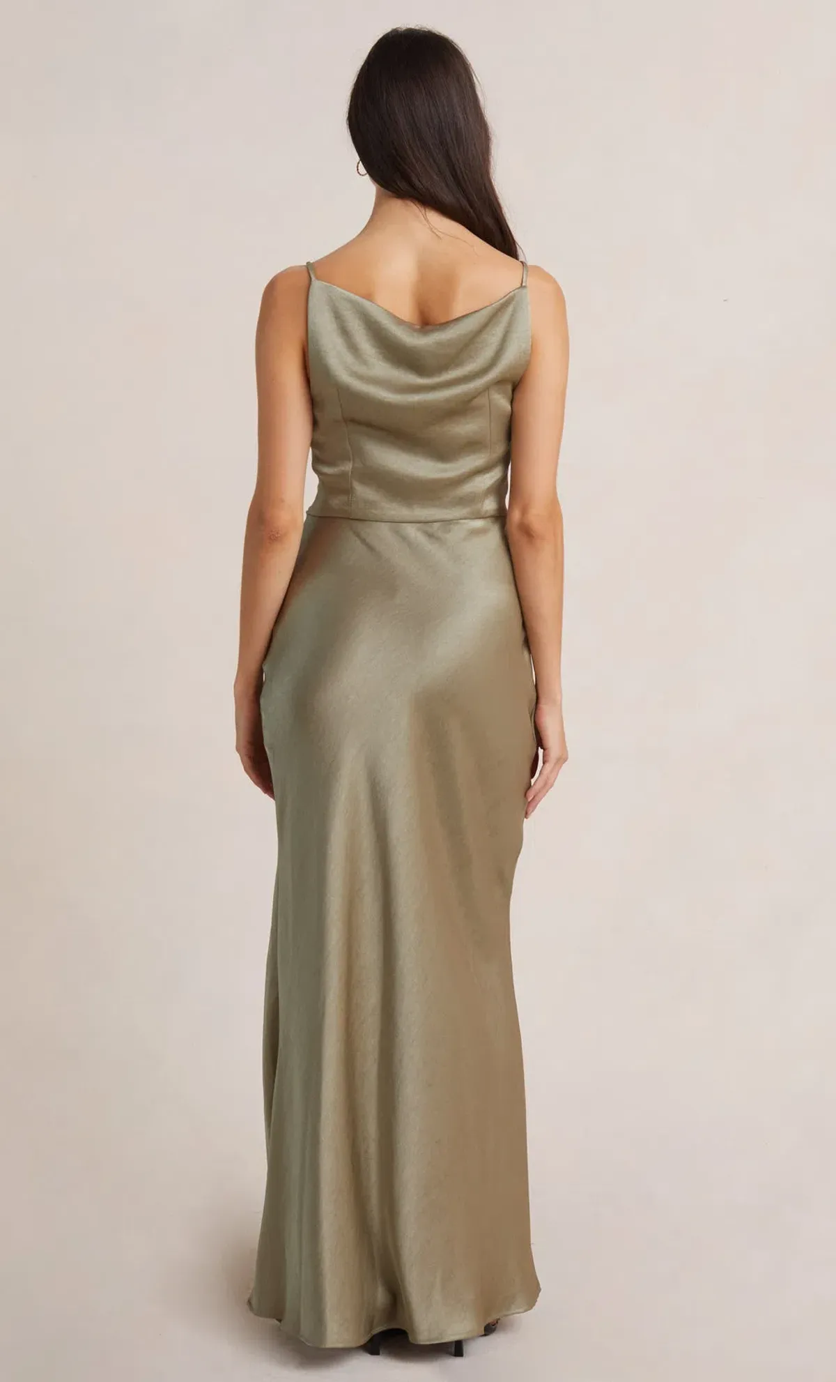Bec & Bridge The Dreamer Maxi Dress Sage Size 10 - Image 2