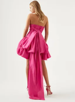 Aje Piacere Bubble Hem Mini Dress Pink Size 10 / M for rent on The Volte - image 3