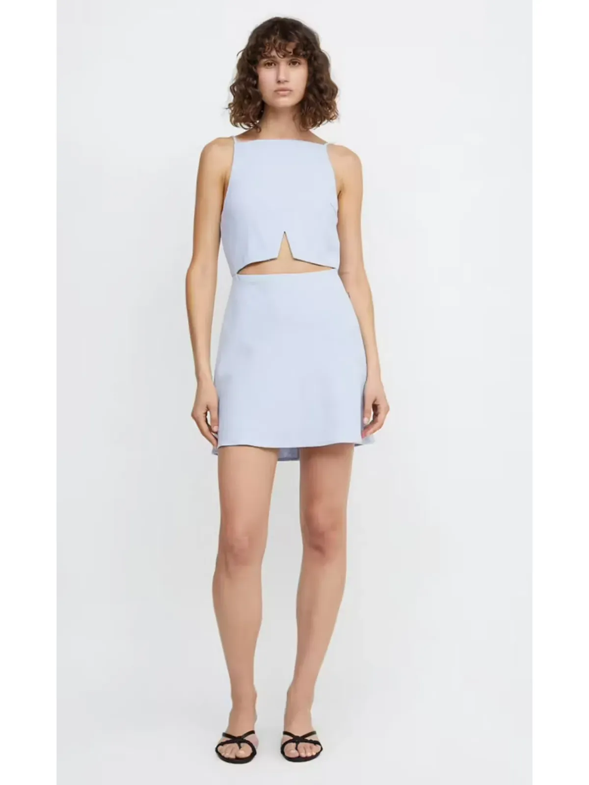 Bec & Bridge Kate Mini Dress Powder Blue Size XS / AU 6 - Image 1