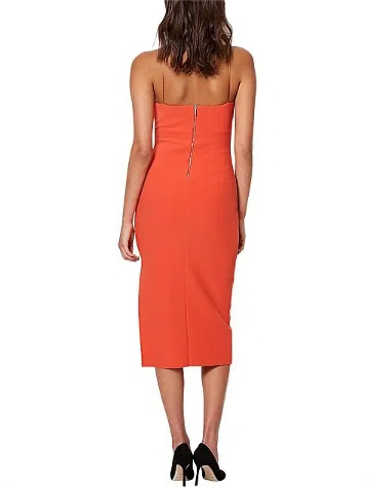 Bec & Bridge Alexandra midi orange dress size 8 - Image 3