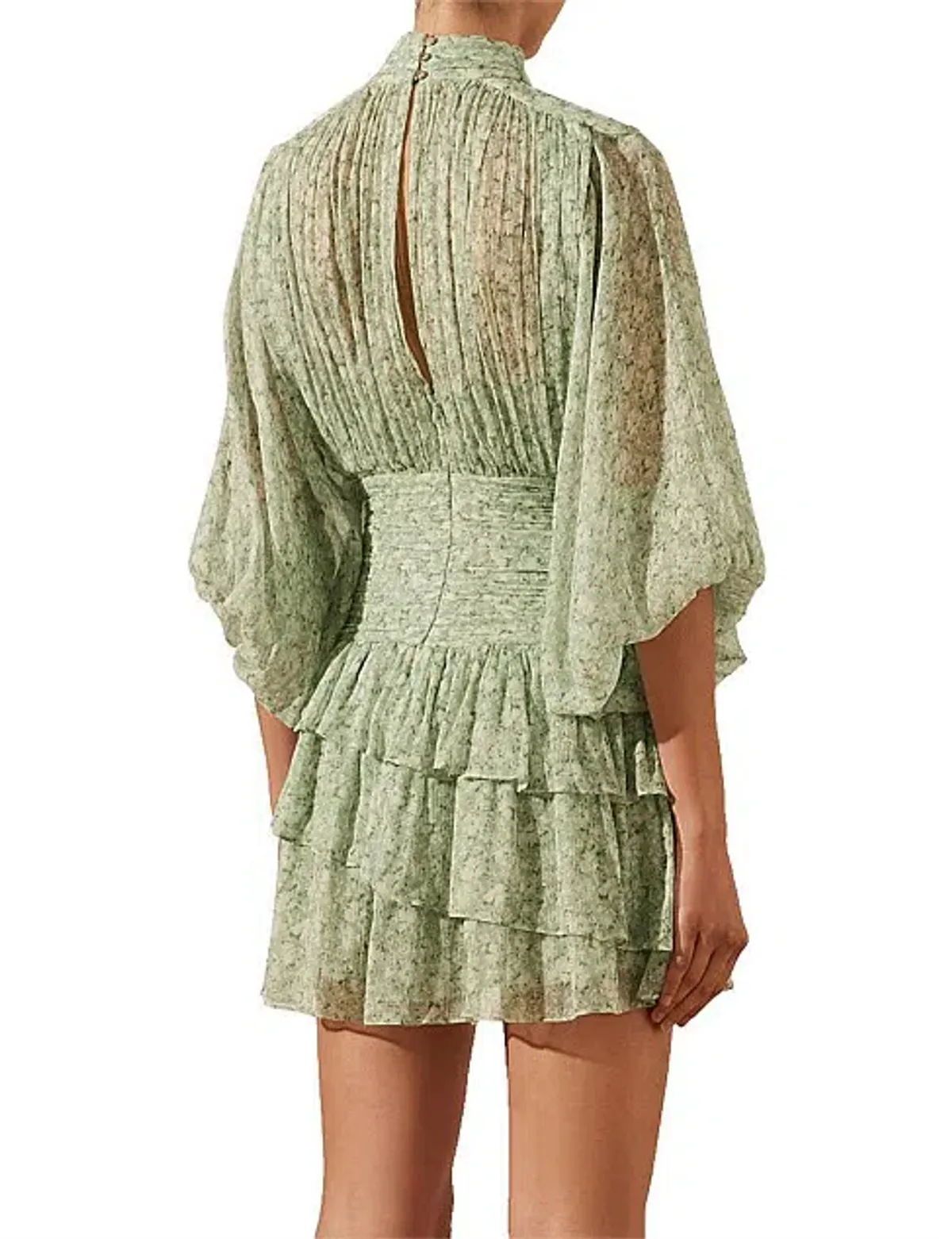 Shona Joy - Aurore Long Sleeve Ruched Mini Dress - Image 2