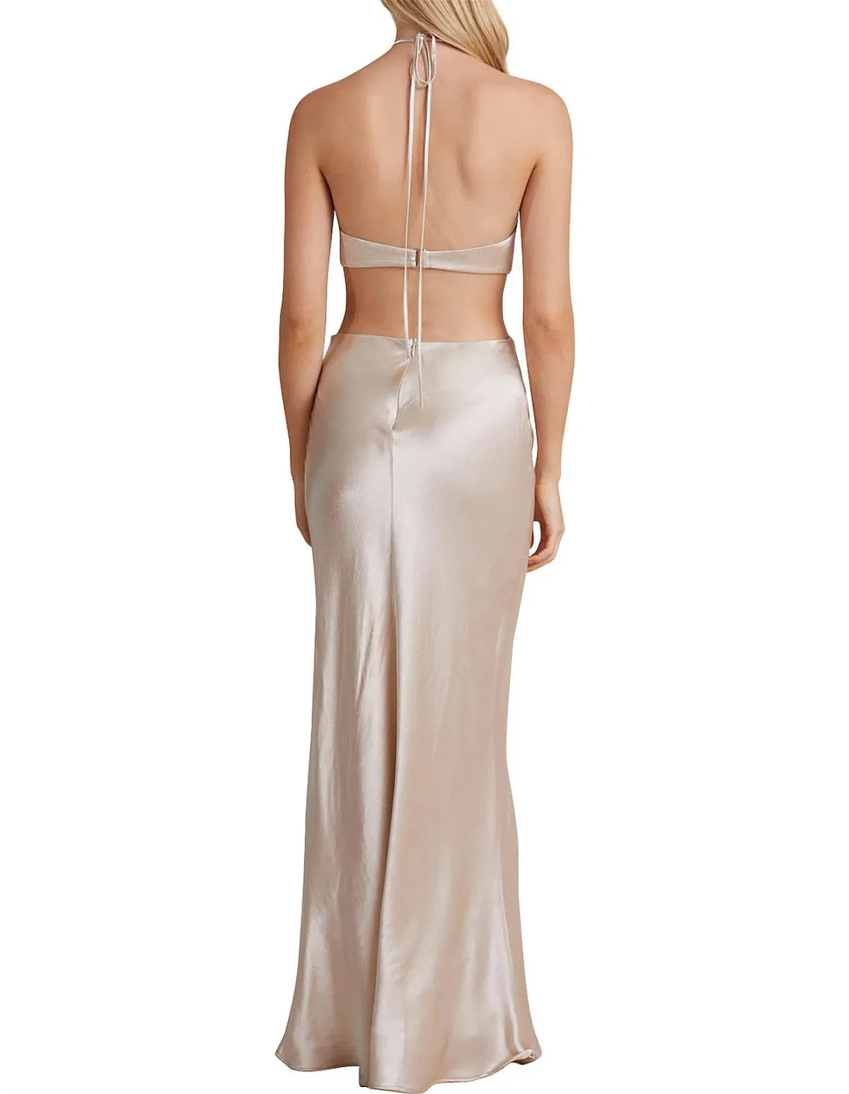 Bec & Bridge Kara Maxi Dress Sand Size 12 - Image 3